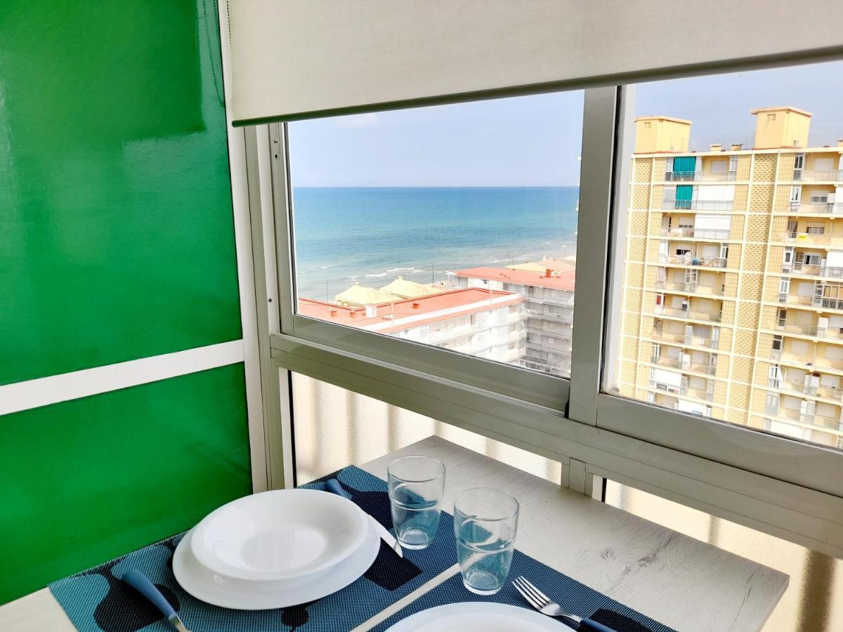 Apartamento Vistas Al Mar, 11 Planta, 50M Playa!! Miramar Extérieur photo