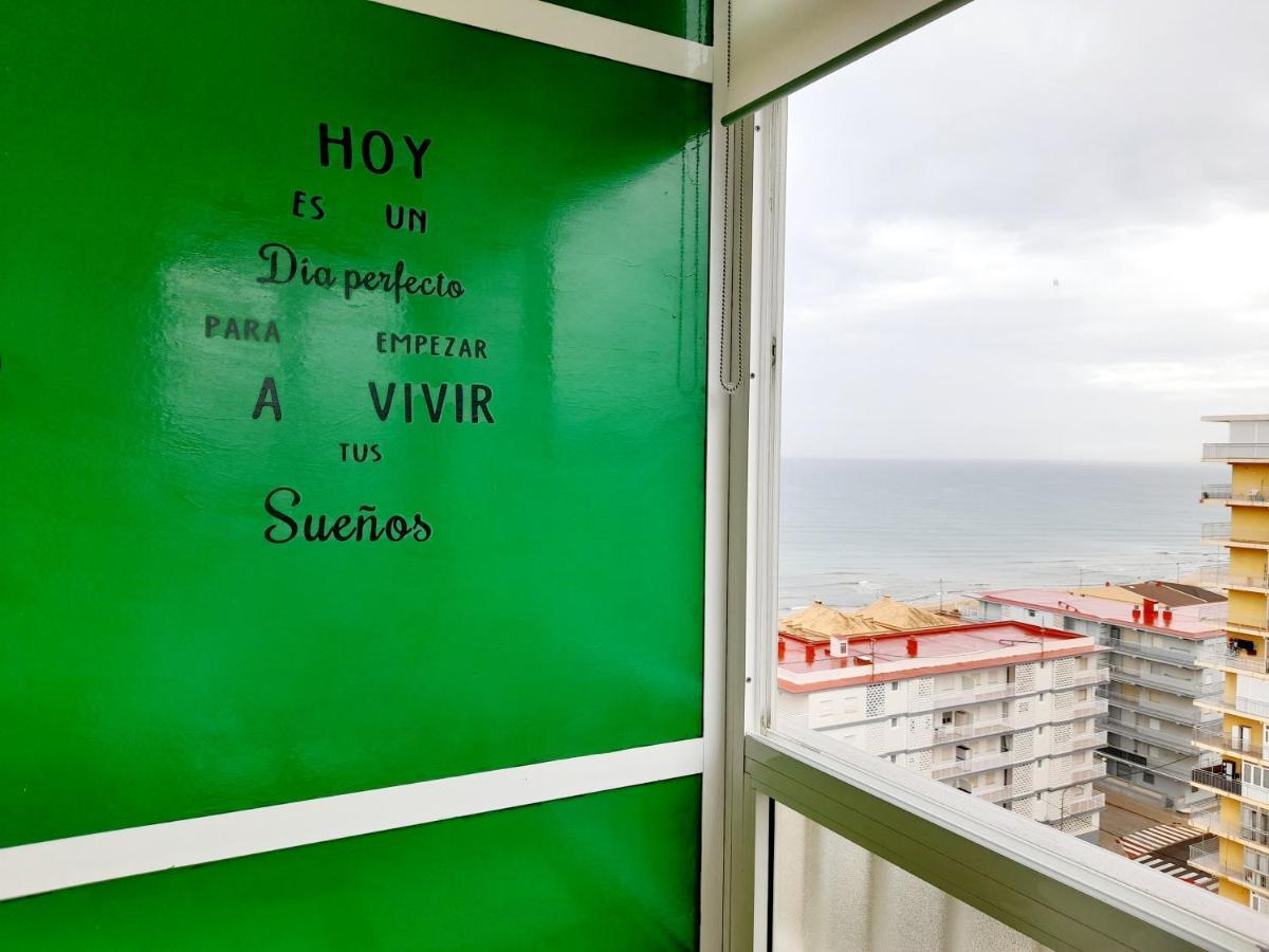Apartamento Vistas Al Mar, 11 Planta, 50M Playa!! Miramar Extérieur photo