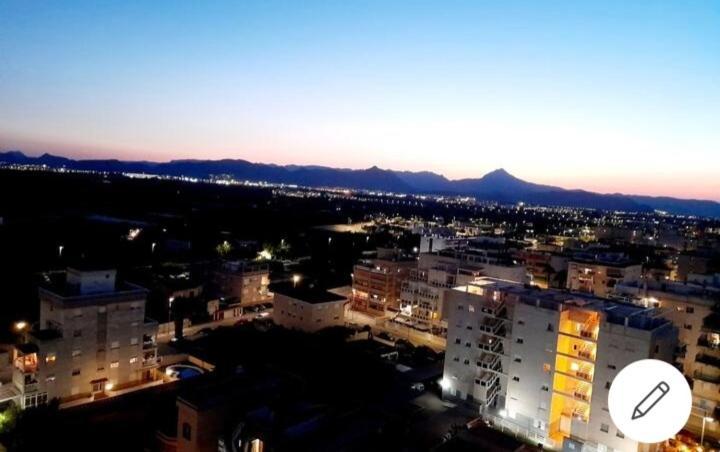 Apartamento Vistas Al Mar, 11 Planta, 50M Playa!! Miramar Extérieur photo